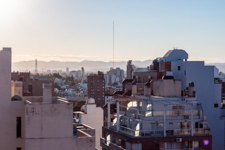 Ausblick von der Dachterrasse