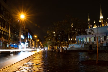 Buen Pastor bei Regen