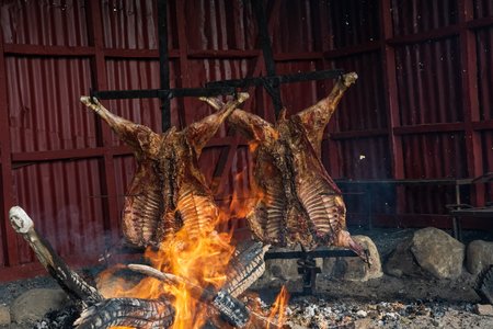 Patagonisches Lamm Asado