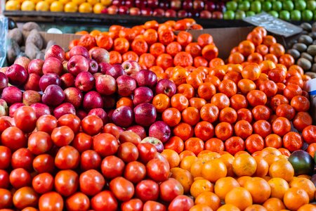 Donnerstags gehts auf den Markt für Obst und Gemüse.